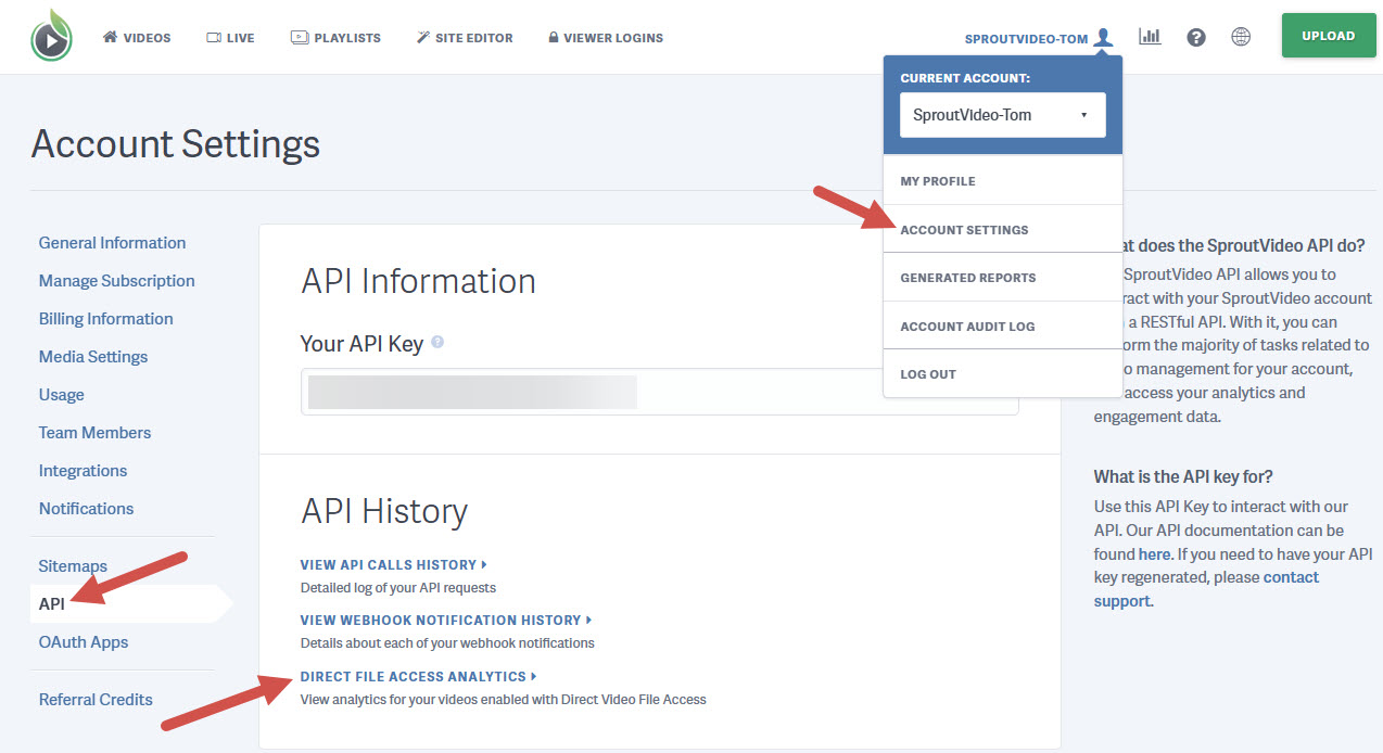 Direct File Access Analytics location